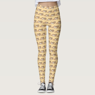 Tan Lyrical Modern Dance Shoe Shoe Dancer Legging Leggings