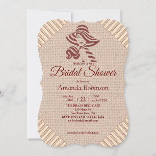 Tan - Marsala Wine & Textured Pink Einladung