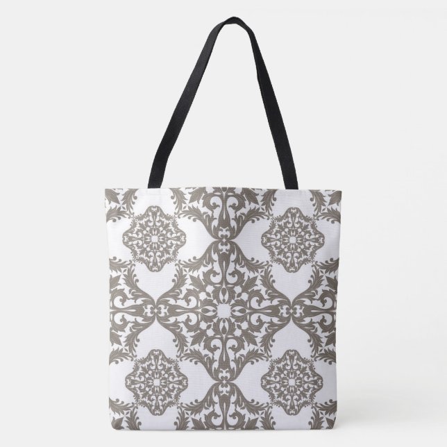 Tan Medallion Designer Tasche (Vorderseite)