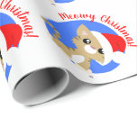 Tan Meowy Christmas Kitty Wrapping Paper Geschenkpapier<br><div class="desc">Für alle Katzen- und Tierliebhaber da draußen.. Mit diesem niedlichen Kätzchen wackeln Sie Ihre Weihnachtsgeschenke...  Behalt es so,  wie es ist,  oder personalisiere es!.. (Mit Originalkunst von ToonBug.com/David Magliocco!)</div>
