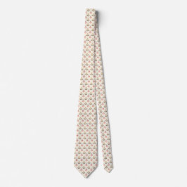 Tan necktie featuring a subtle geometric pattern  krawatte
