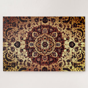 Tan Oriental Rug Puzzle