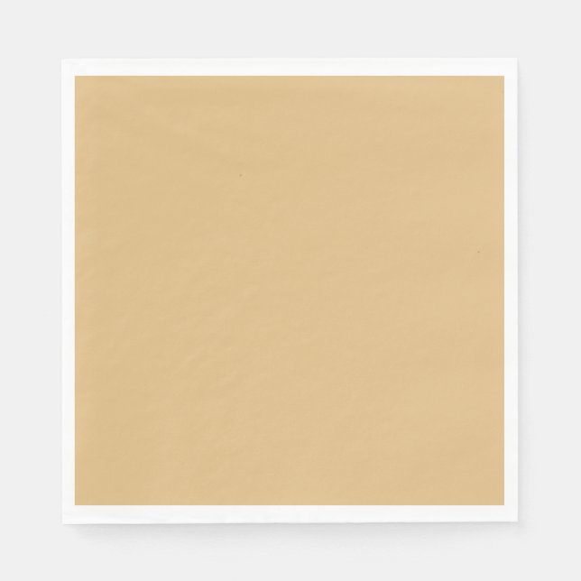 Tan Paper Serviette (Vorderseite)