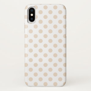 Tan-Polka-Punkte Case-Mate iPhone Hülle