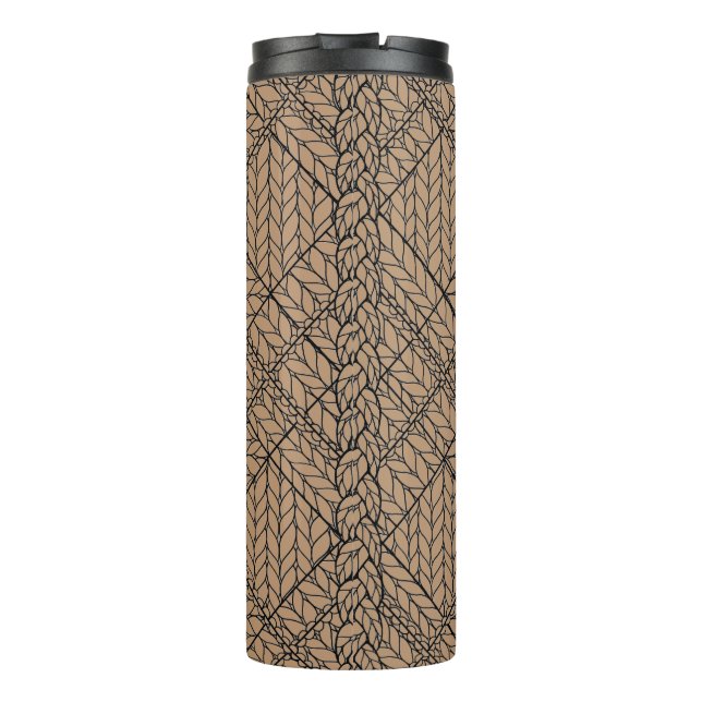 TAN RAUTE STRICK Thermal Tumbler Thermosbecher (Rückseite)