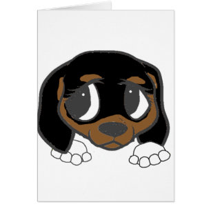 tan Spähen des Beagleschwarzen