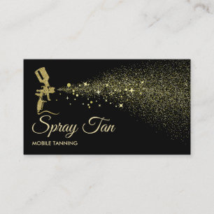 Tan Spray Flasche Visitenkarte