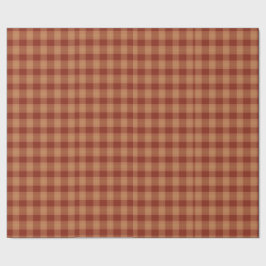Tan Tartan Wrapping Paper Geschenkpapier