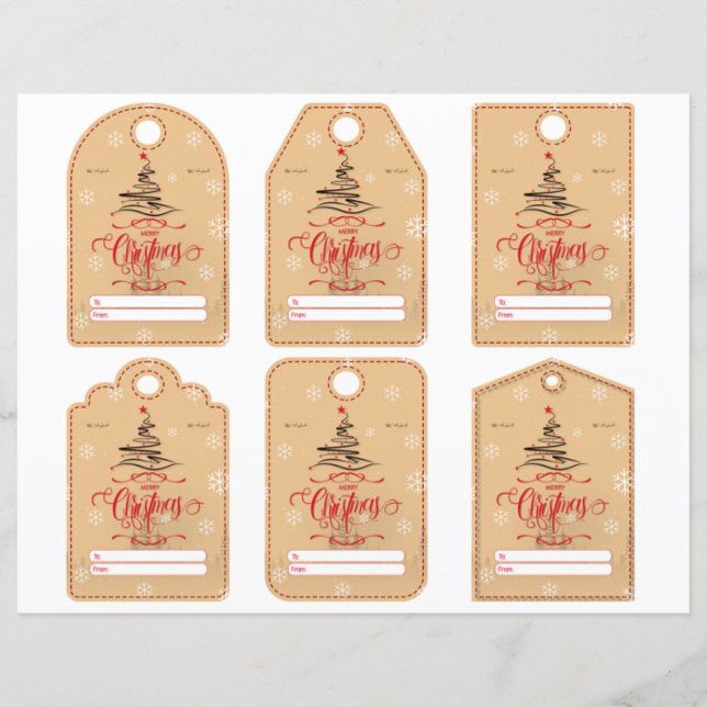 Tan und Rot, zeitgenössisches Ausschnitt-Set (Vorderseite)