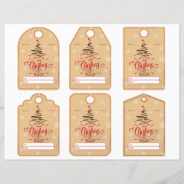 Tan und Rot, zeitgenössisches Ausschnitt-Set