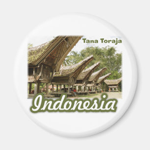Tana Toraja Indonesien Andenken Magnet