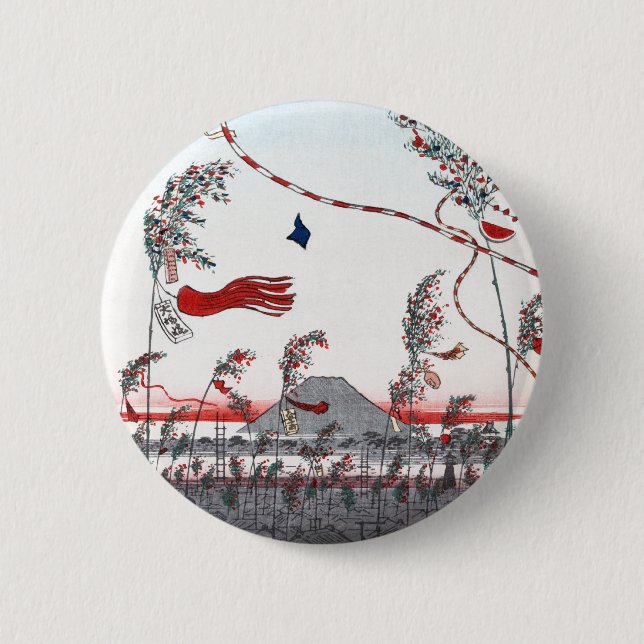 Tanabata Festival-Knopf Button (Vorderseite)
