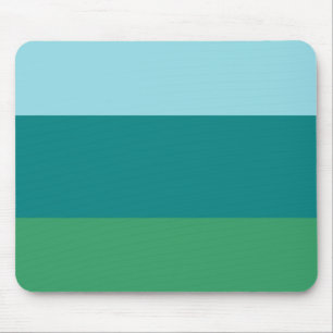 Tanager Türkis, Aquamarin Blue und Kelly Green Hor Mousepad