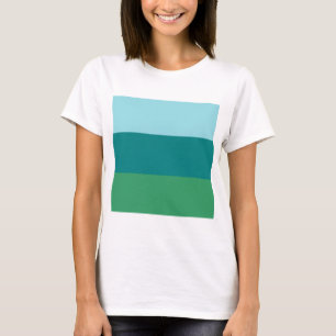 Tanager Türkis, Aquamarin Blue und Kelly Green Hor T-Shirt