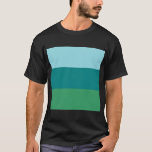 Tanager Türkis, Aquamarin Blue und Kelly Green Hor T-Shirt