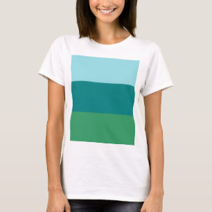Tanager Türkis, Aquamarin Blue und Kelly Green Hor T-Shirt