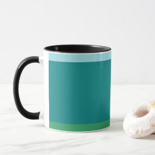 Tanager Türkis, Aquamarin Blue und Kelly Green Hor Tasse