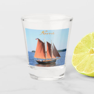 Tanbark Sails Segelbootszene Thunder_Cove Schnapsglas