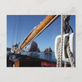 Tanbark Segel of a WA Postkarte