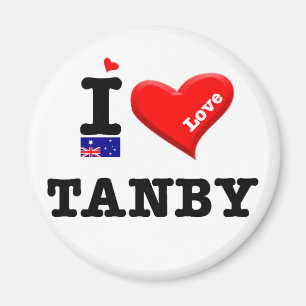 TANBY - I Liebe Magnet