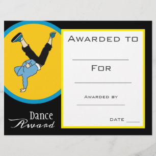 Tance Award Hip Hop Tänzer