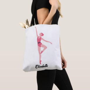 Tance Ballerina Personalisiert Tote Bag - Elegant
