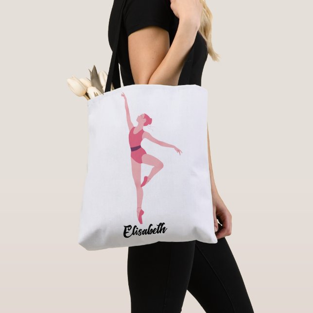 Tance Ballerina Personalisiert Tote Bag - Elegant (Von Nahem)