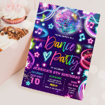 Tance Birthday Party Neo Glow Dance Disco Einladung<br><div class="desc">Dance Birthday Party Neon Glow Dance Disco Einladung Alle Designs sind © PIXEL PERFECTION PARTY LTD</div>