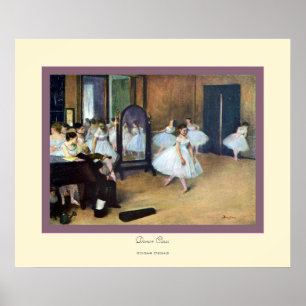 Tance Class~ Edgar Degas Poster
