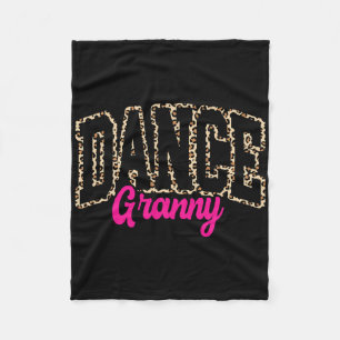 Tance Granny Leopard Tanzni Granny Life Girls Fleecedecke