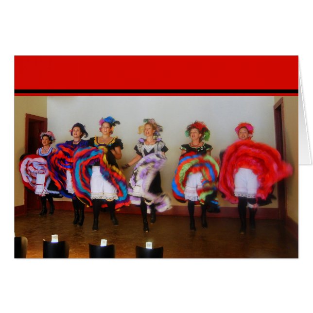 Tance Hall Girls Card (Vorderseite (Horizontal))