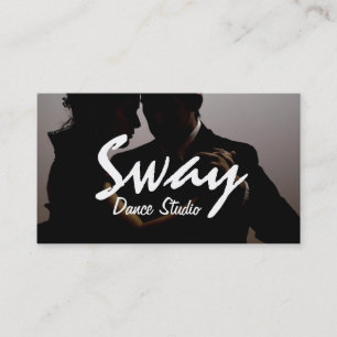 Tance Instructor Studio Lessons Business Card Visitenkarte