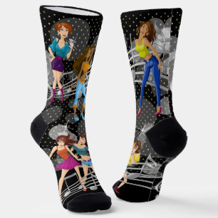 Tance Music Girls Socken