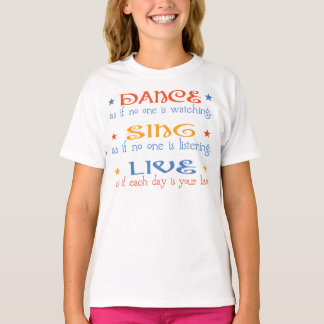 Tance Sing Live T-Shirt