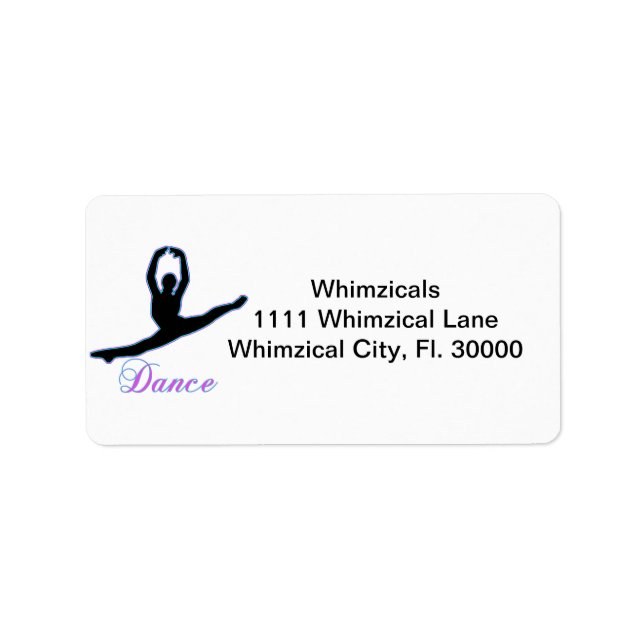 TANCE T Shirts & iPhone Geschenke Adressaufkleber (Vorne)