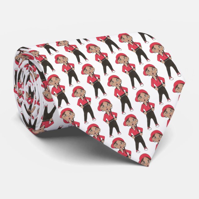 Tance Vater Hip Hop Dancer Hiphop Erwägungsgrund-K Krawatte (Gerollt)