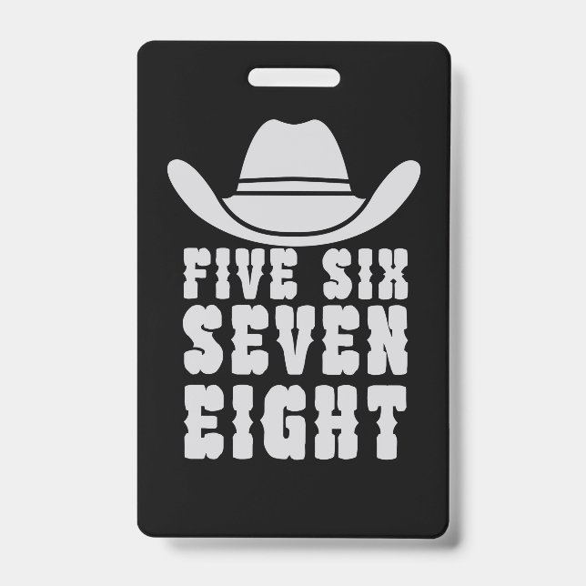Tanceline Five Sechs sieben acht Ausweis (Vorderseite)