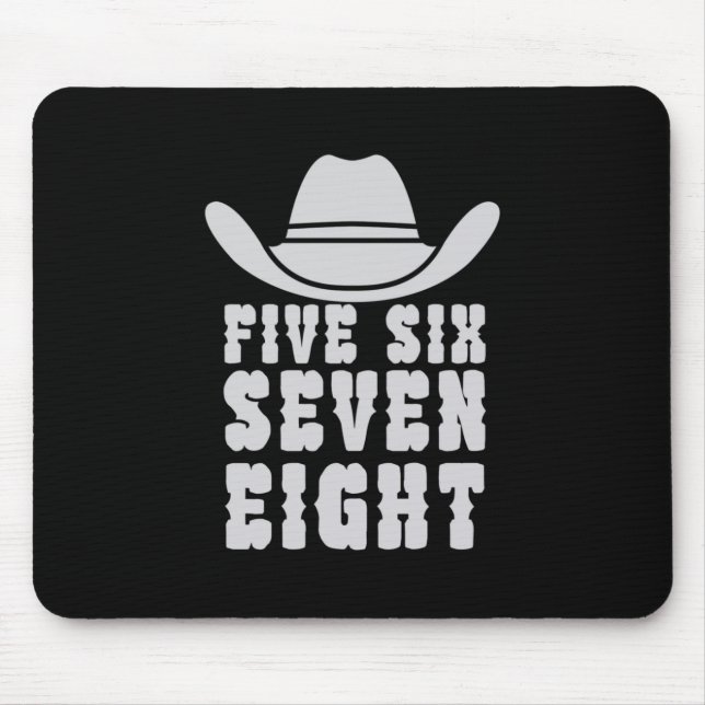 Tanceline Five Sechs sieben acht Mousepad (Vorne)