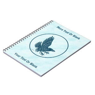 Tancing Blue Raven Notizblock