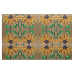 Tancing Daisies Fabric Stoff