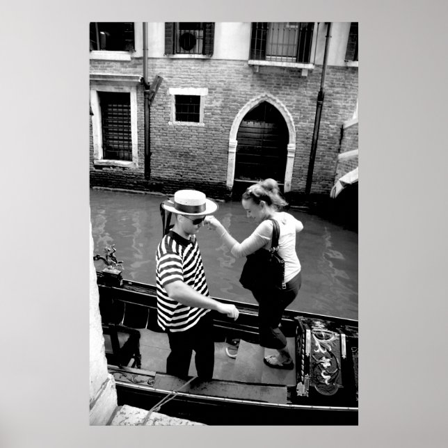 Tancing Gondolier Poster (Vorne)
