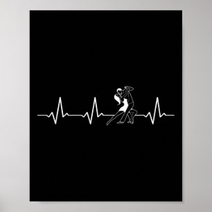 Tancing Heartbeat Rumba Salsa Cha Jive Bachata Poster