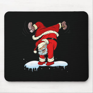 Tancing Hip Hop Weihnachtsklaus Weihnachten Party Mousepad
