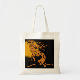 Tancing Kokopelli Musician Merrymaker Tragetasche
