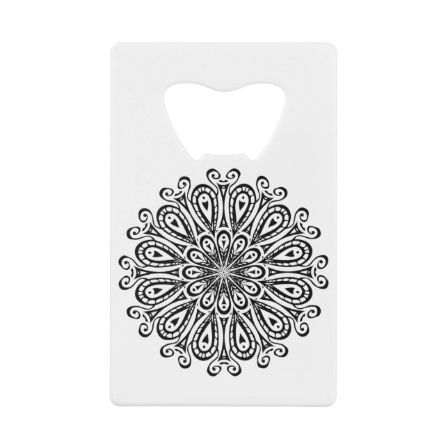 Tancing Mandala Geldbeutel Flaschenöffner (Vorderseite)