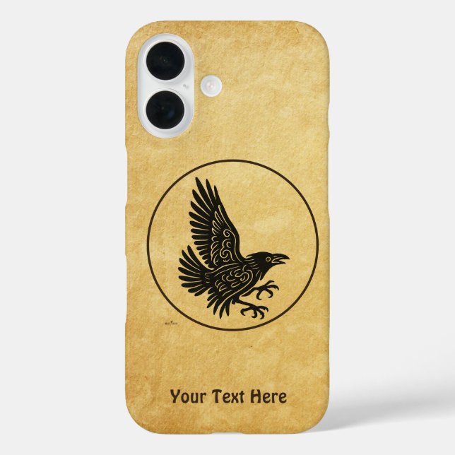Tancing Norse Raven Case-Mate iPhone Hülle (Rückseite)