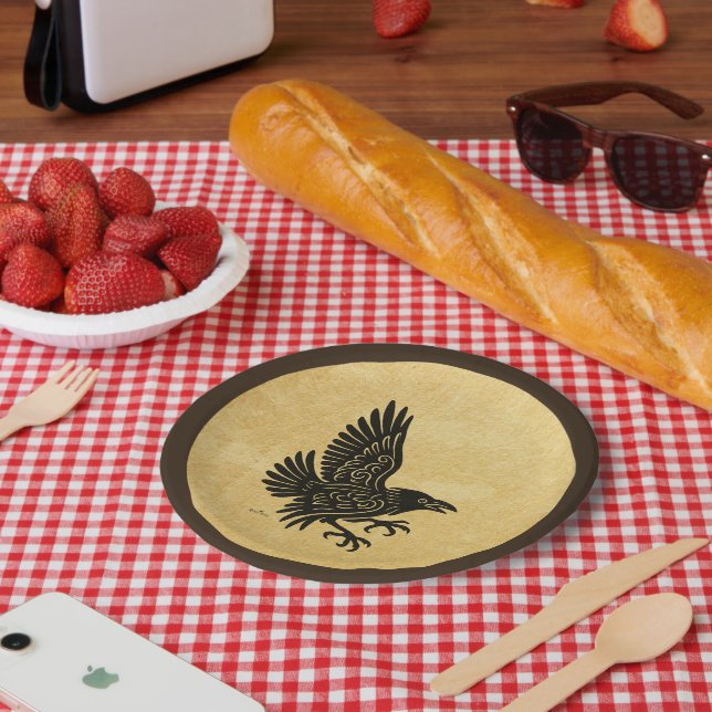Tancing Norse Raven Pappteller (Picknick)