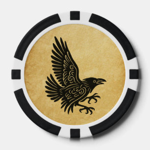 Tancing Norse Raven Pokerchips