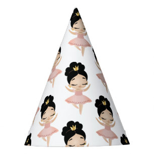 Tancing Princess Ballerina Party Hat Partyhütchen
