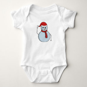 Tancing Snowman Winter Vibes Baby Strampler